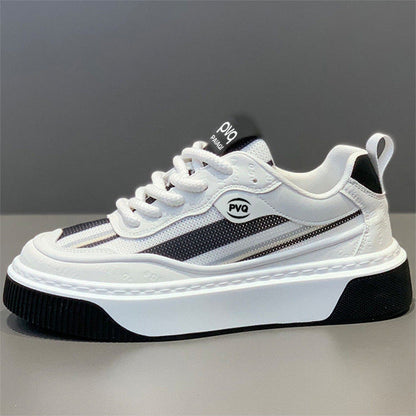 Damen Plateau Sneaker Atmungsaktiv Rutschfest Trendy