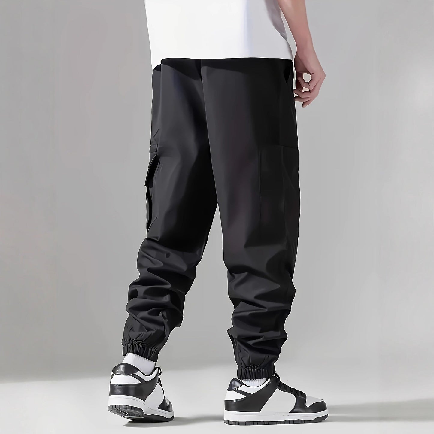 Herren Cargo-Hose Elastisch Bequem Hedi-Mode