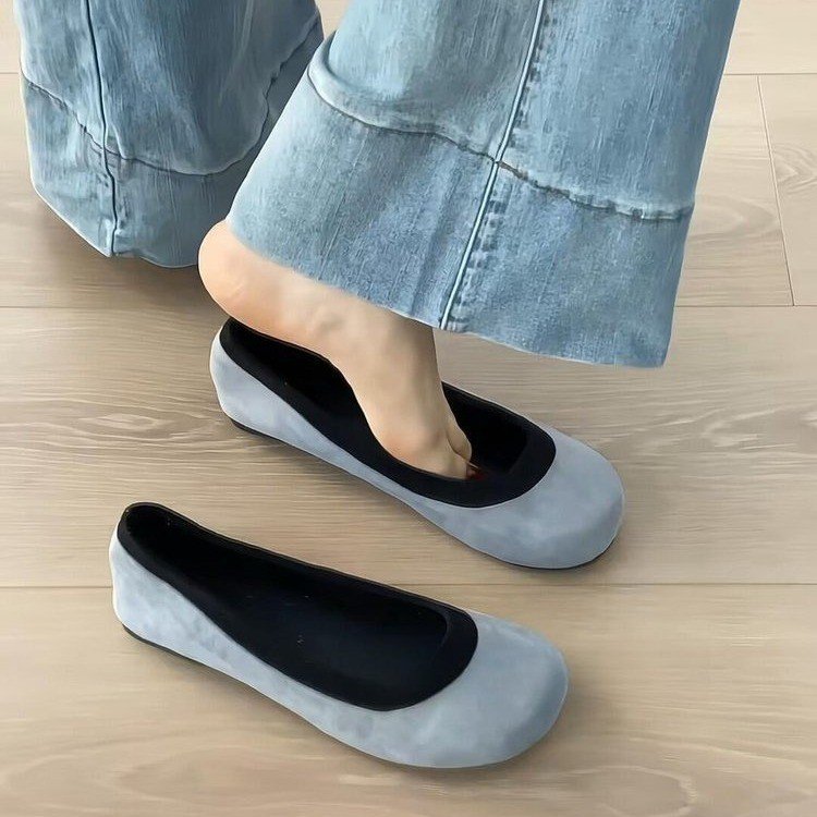 Damen Ballerinas Leopardenmuster Komfort Innenfutter