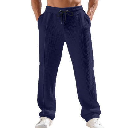 Herren Sport Hose Elastisch Mit Struktur Gewebe