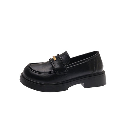 Damen Loafers Bequem Modern Riemen Schuhe