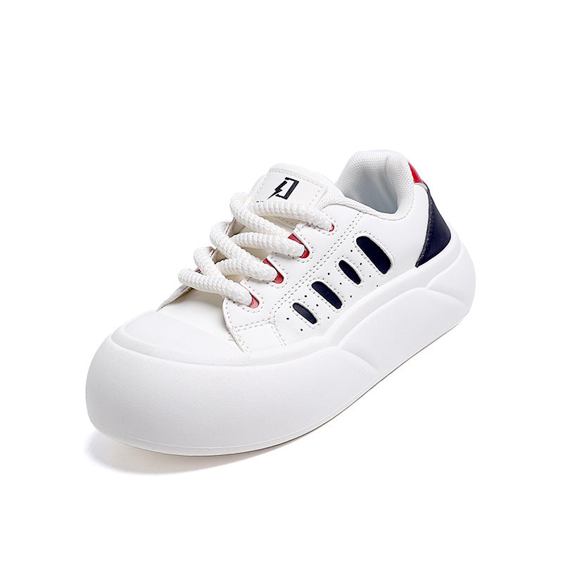 Damen Sneaker Sportlich Atmungsaktiv Mit Dicker Sohle