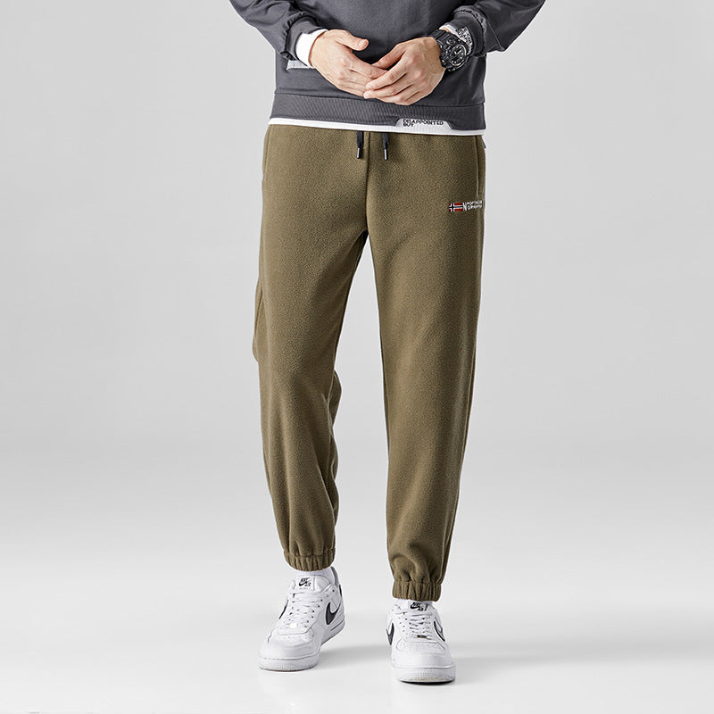 Bequeme Fleece Jogginghose Herren Warm