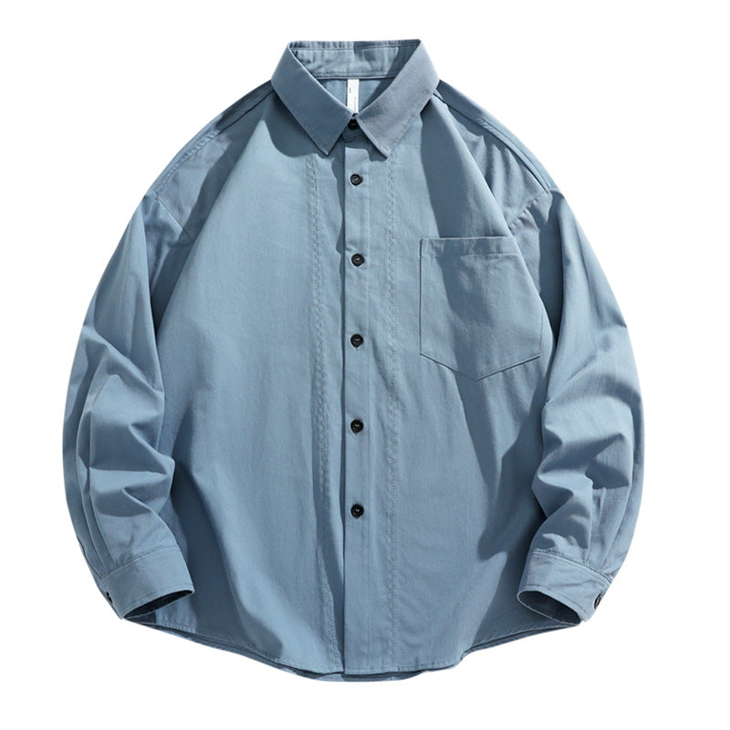 Herren Overshirt Lässig Bequem Mit Brusttasche