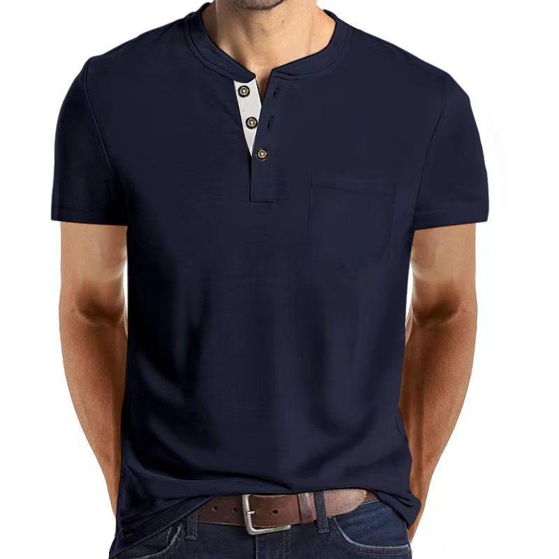 Herren Polohemd Kurzarm mit Brusttasche Modern