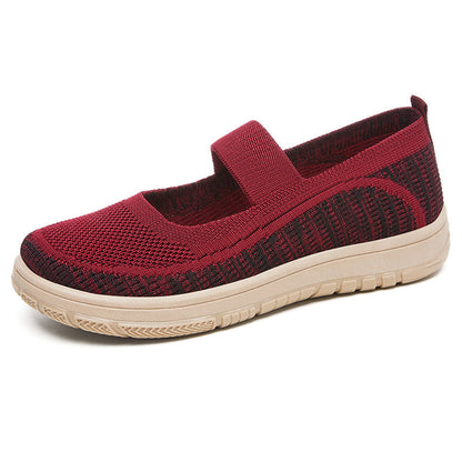 Damen Ballerinas Bequem Atmungsaktiv Heidi Mode