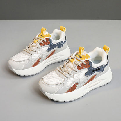 Damen Sport Sneaker atmungsaktiv Laufsohle Weich