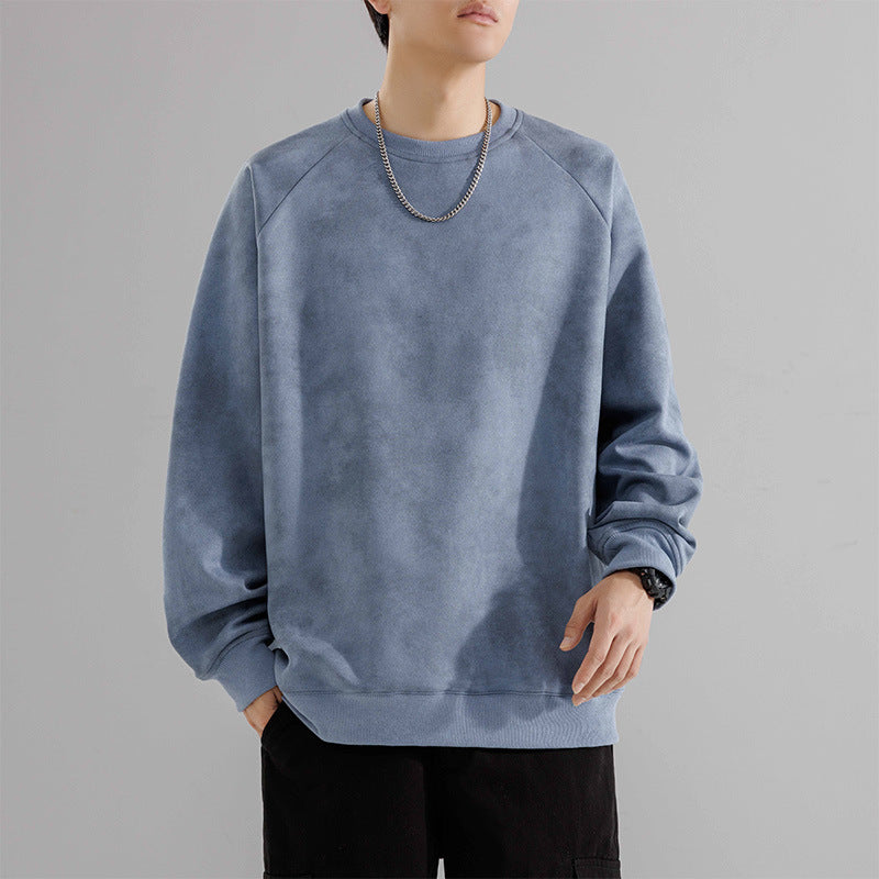 Herren Sweatshirt Lässig Raglan Ärmel Bequem