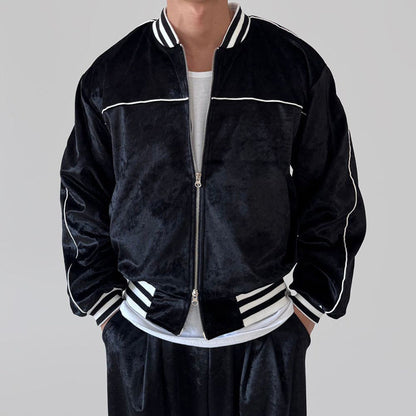 Herren Trainingsjacke Sportlich Stylisch Leicht - BerlinGlamour