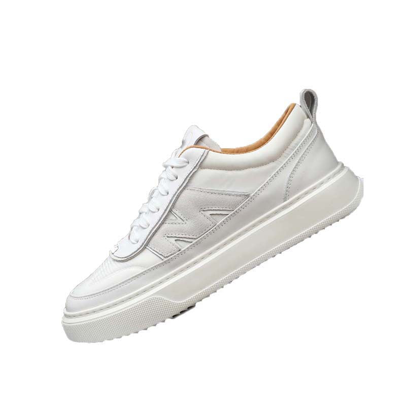 Damen Sneaker Sportlich Leder Laufschuhe Schwarz