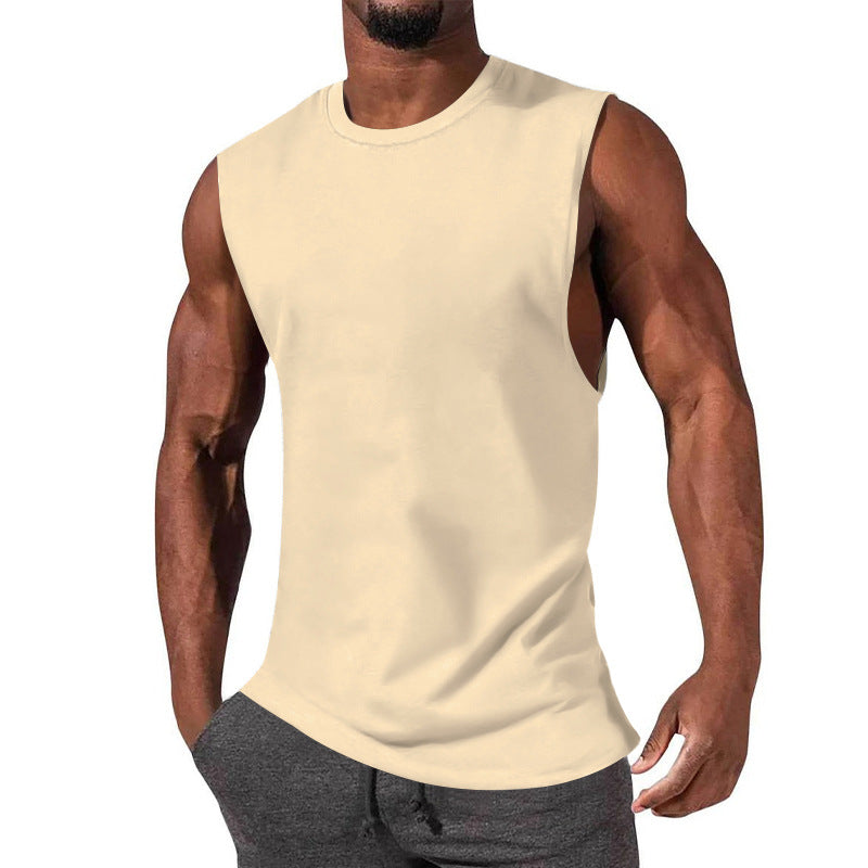 Herren Tanktop Sport Atmungsaktiv Baumwolle Modern