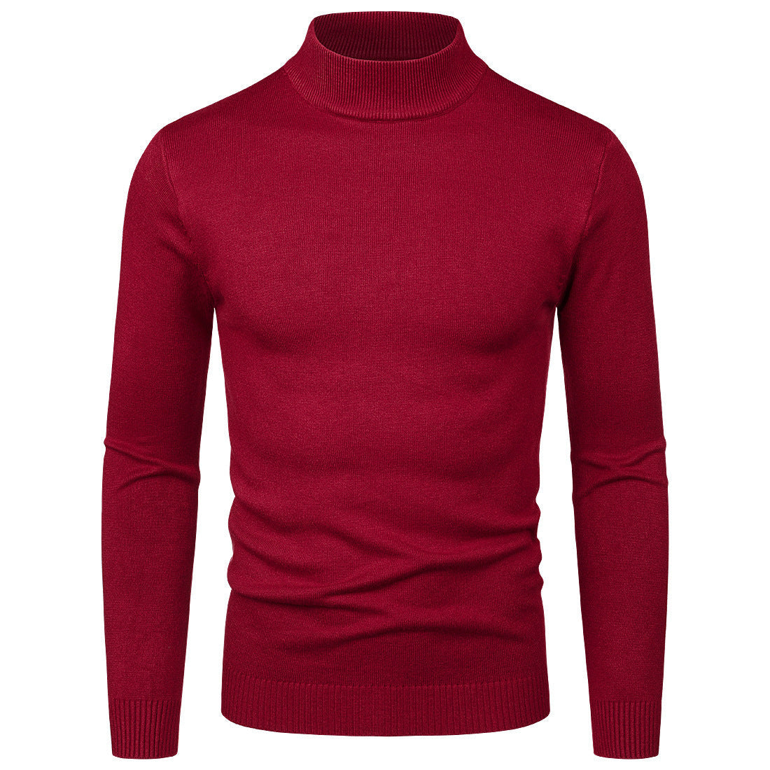 Herren Rollkragenpullover Feine Baumwolle Hochwertig