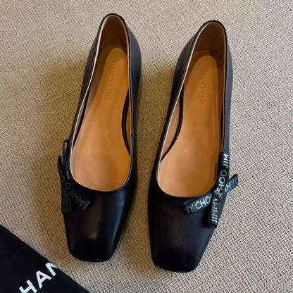 Damen Pumps Hochhackig mit Schleife Elegant Schwarz