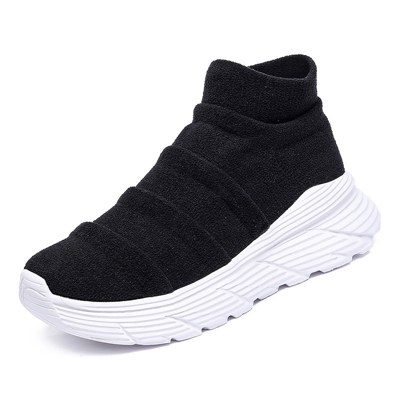 Damen Sneaker High-Top Elastisch Bequem Sportlich