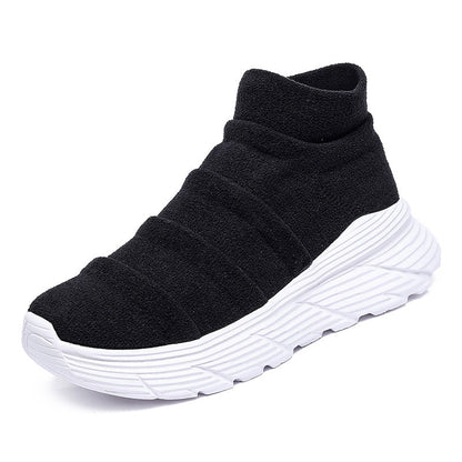 Damen Sneaker High-Top Elastisch Bequem Sportlich