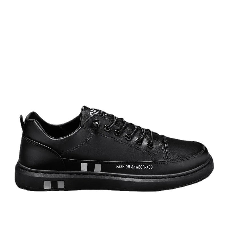 Herren Sneaker Leder Modisch Schnürsenkel