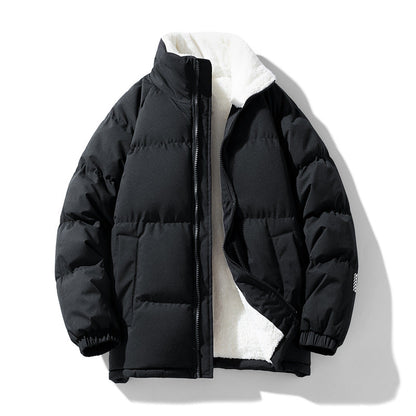 Herren Steppjacke Warm Isoliert Hochkragen