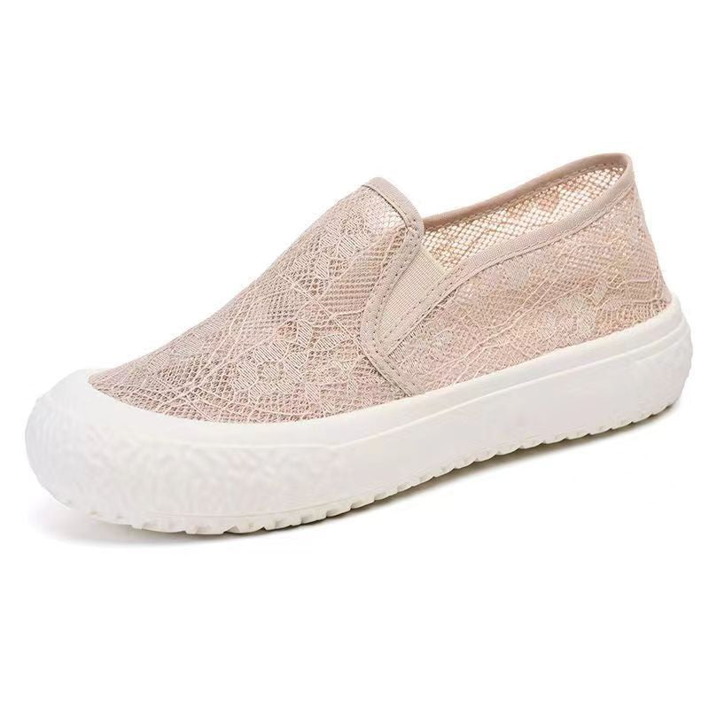 Damen Slipper Bequem Spitze Rutschfest Warm