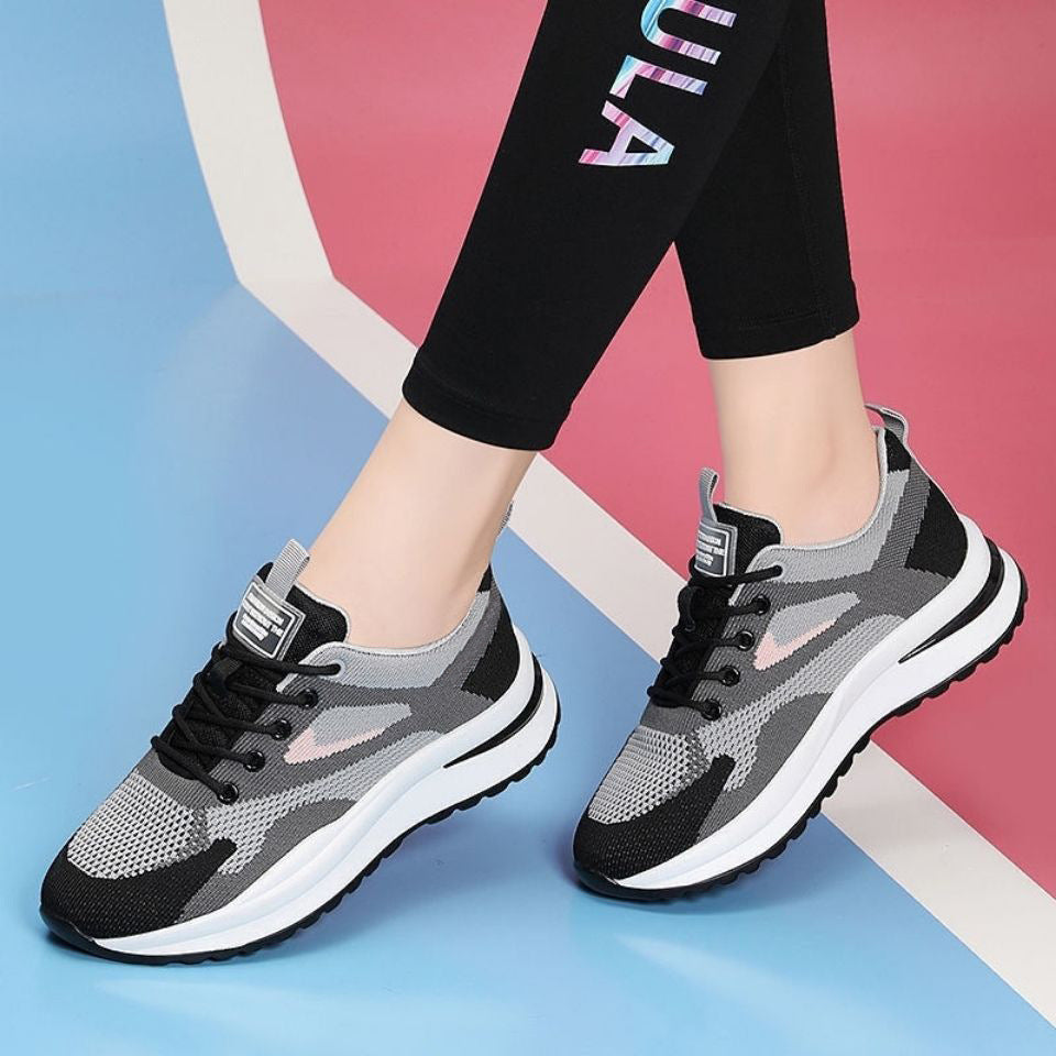 Damen Sneaker Atmungsaktiv Komfortschuhe Heidi Mode