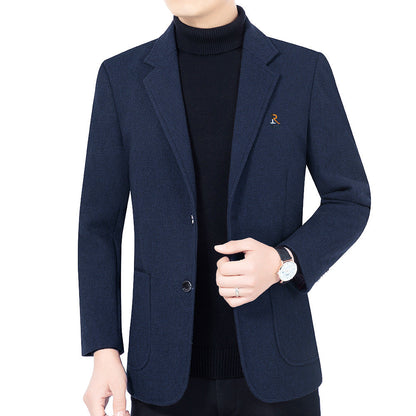 Herren Blazer Jacke Modern Slim Fit mit Struktur
