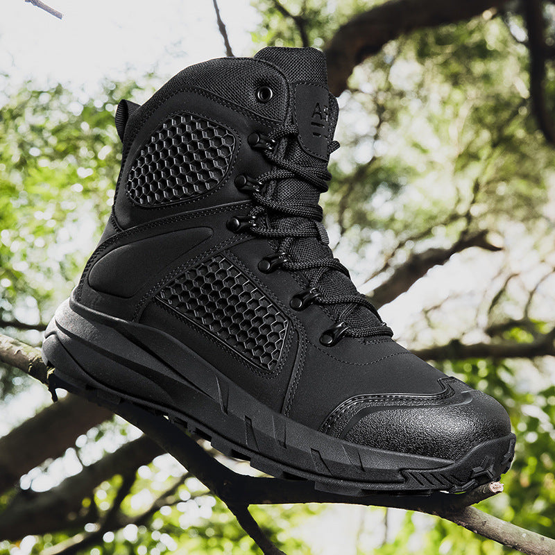 Herren Tactical Stiefel Griffig Atmungsaktiv Outdoor