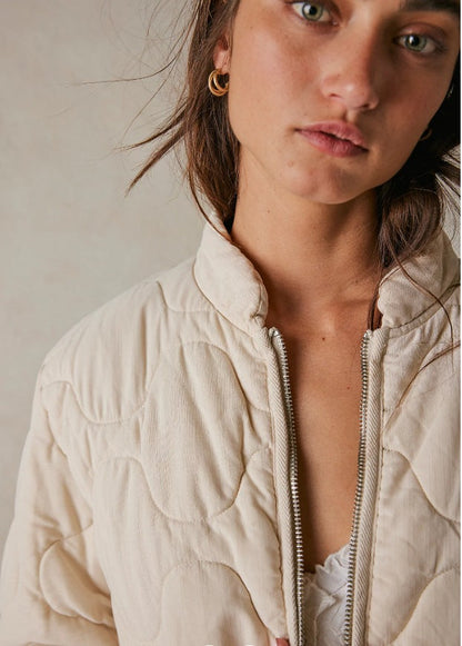 Gesteppte Damen Bomberjacke Trendy Berlin