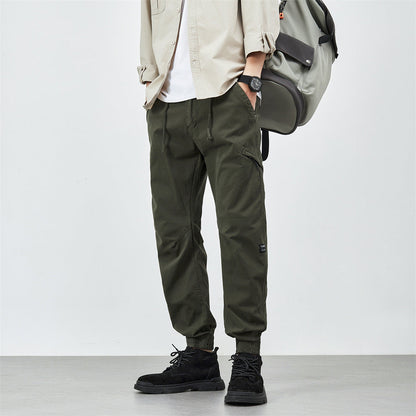 Herren Utility-Hosen Elastisch Mit Reißverschlusstaschen Modern