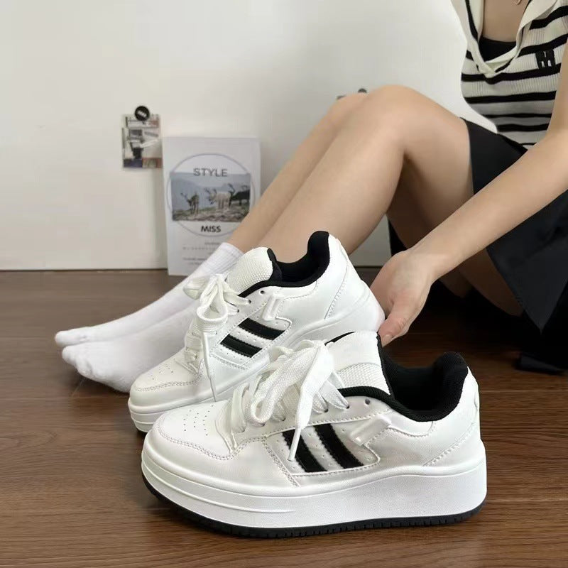 Damen Sneaker Sportlich Dicksohlige Atmungsaktiv