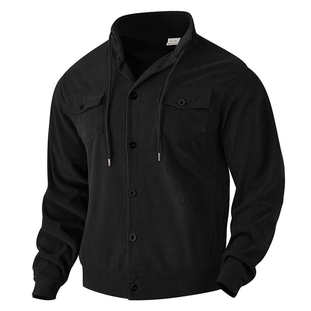 Herren Cordjacke Modern mit Taschen Hochwertig