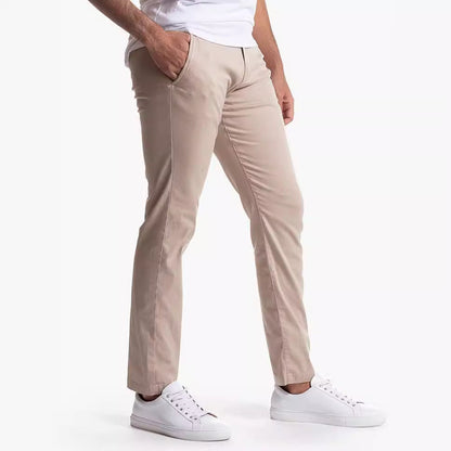 Herren Chinohose Elastisch Slim Fit Modern