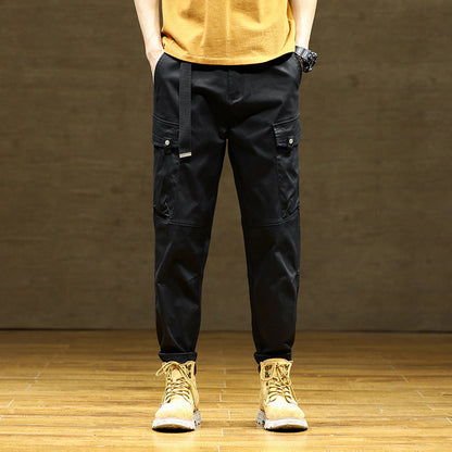 Herren Cargo-Hose Vieltaschig Verstellbar Modern