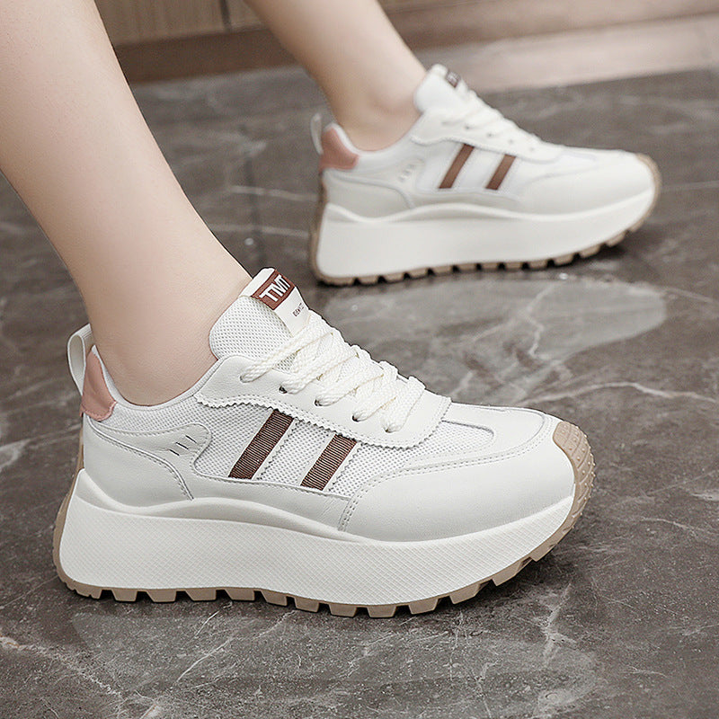 Damen Sneaker Plattform Schuhe Rutschfest Komfortabel