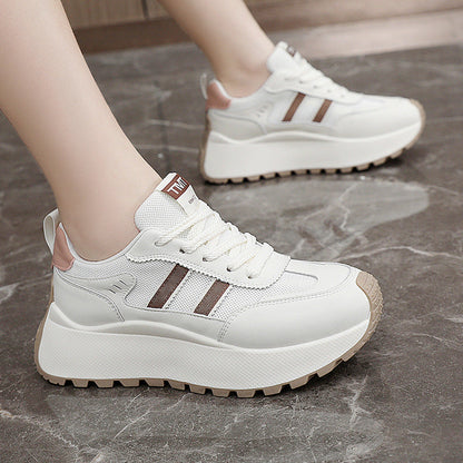 Damen Sneaker Plattform Schuhe Rutschfest Komfortabel