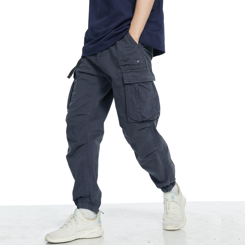 Herren Cargo-Hose Stretch Bequem Mit Tiefen Taschen