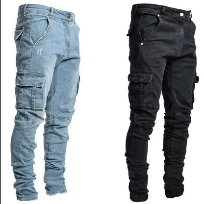 Mehrtaschen Jeans Hose Freizeit Cargo Hose Urban