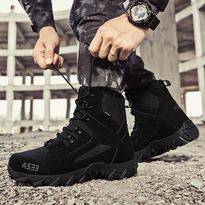 Herren Tactical-Boots Robust mit Knöchelschutz Rutschfest