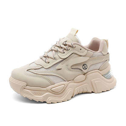 Damen Sneaker Sportlich Chunky atmungsaktiv Mesh