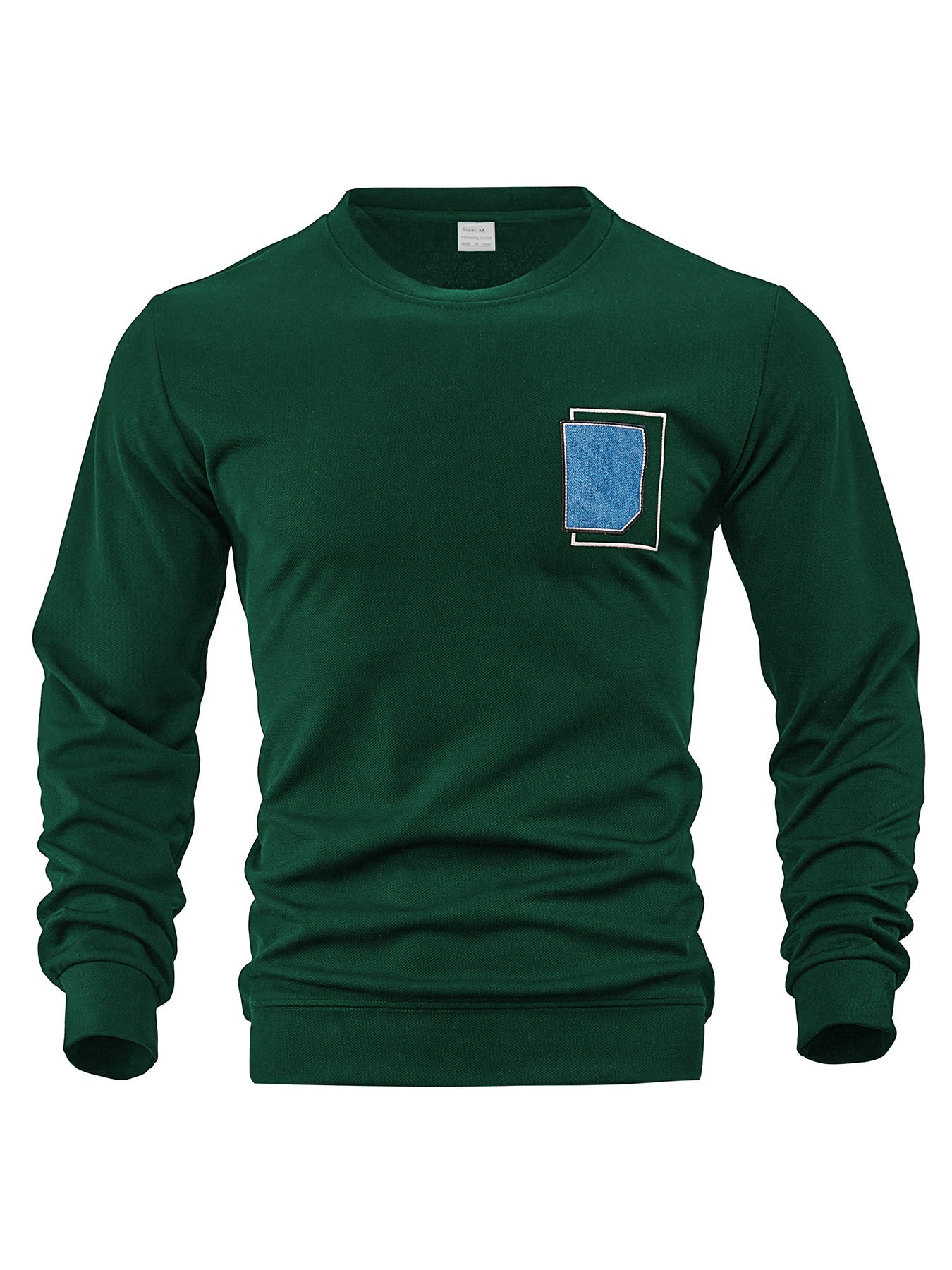 Herren Pullover Lässig Rundhals mit Tasche Modern
