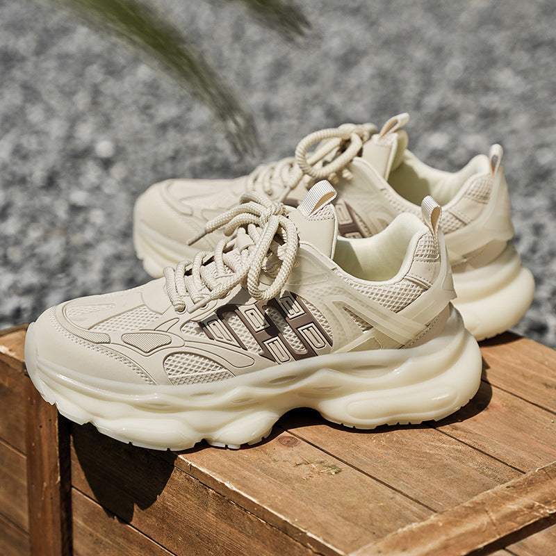 Damen Sneaker Sportlich Atmungsaktiv Komfort Schwarz