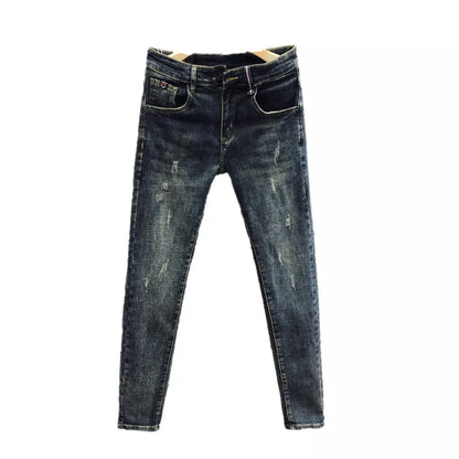 Herren Skinny Jeans Modern Distressed Schnitt