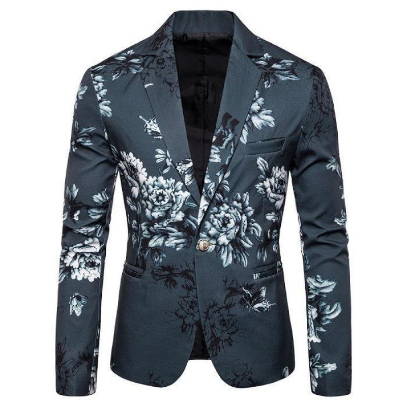 Herren Blazer Modern Floral Schnitt Berlin Style