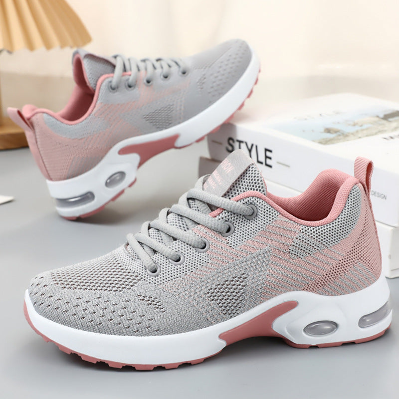 Damen Laufschuhe Sportlich Atmungsaktiv Netzstruktur
