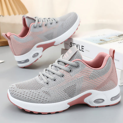Damen Laufschuhe Sportlich Atmungsaktiv Netzstruktur