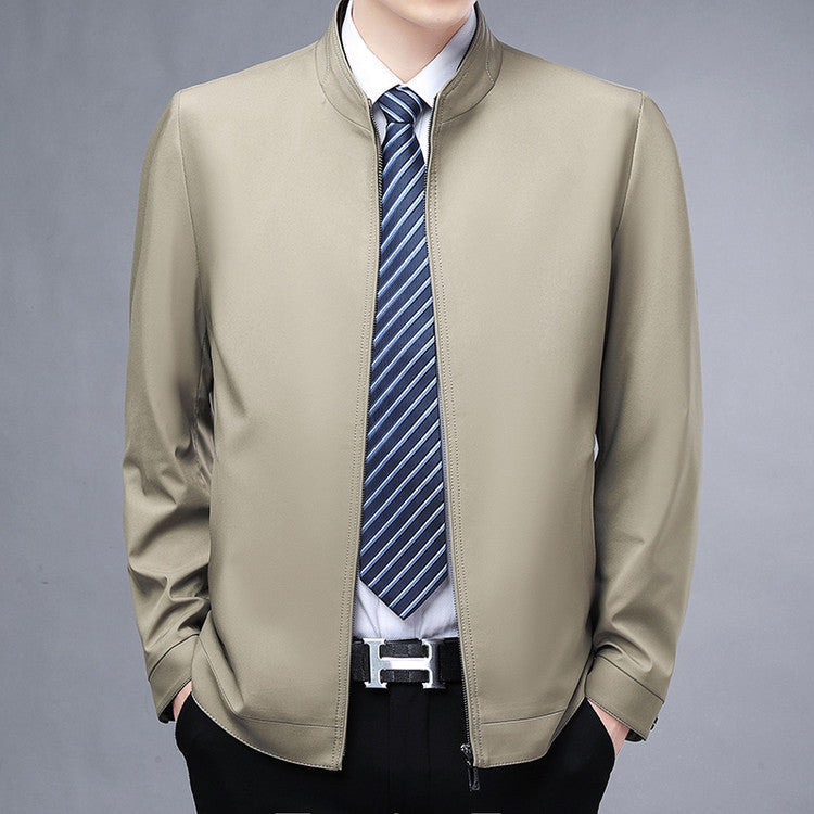 Herren Steppjacke Elegant Modern Mit Stehkragen