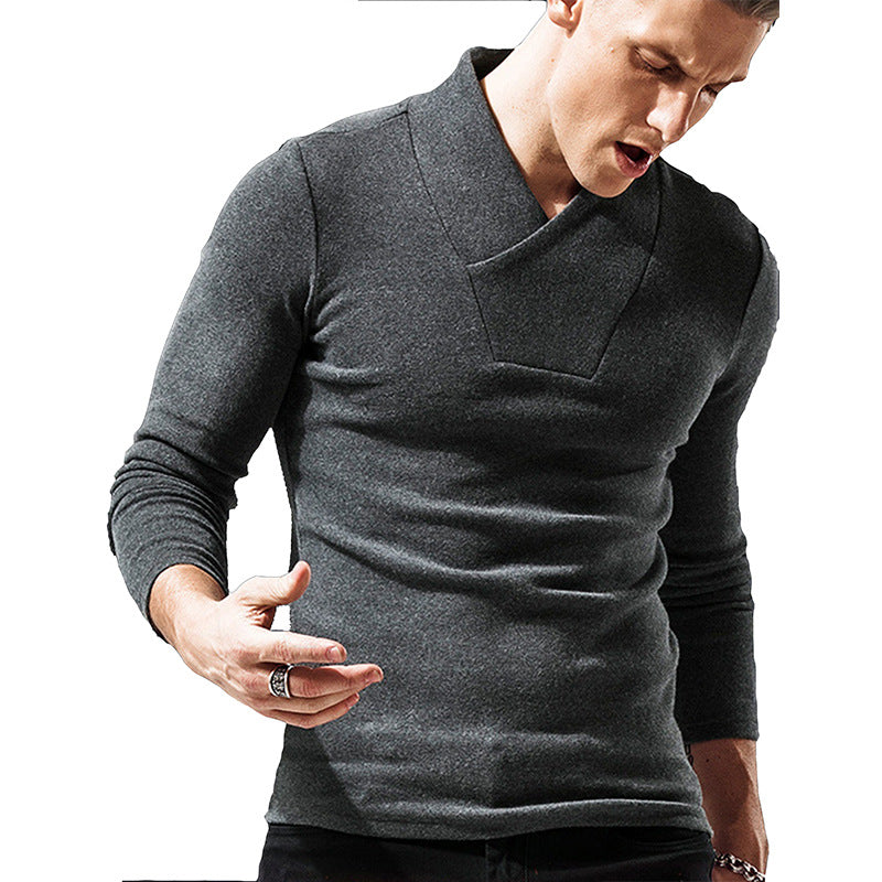 Herren Pullover Stehkragen Eleganter Style