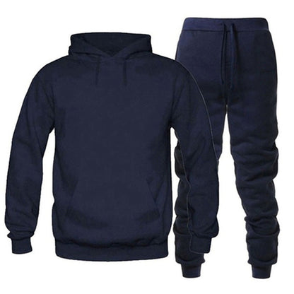 Herren Sportanzug Kapuzenpullover Jogginghose Set Bequem