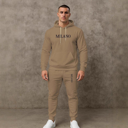 Modischer Herren Hoodie Jogginghose Set Sportlich