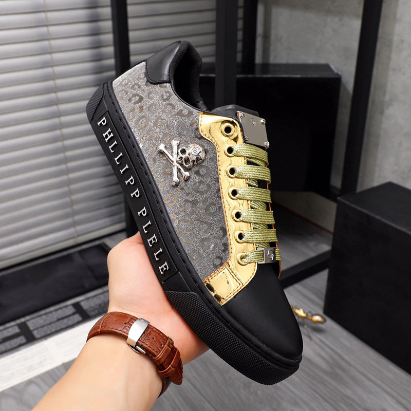 Damen Sneaker Modern Glanz Detail Rutschfest