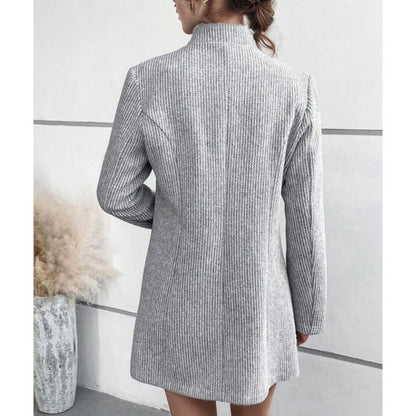 Damen Blazer Elegant Strukturieren Business Chic