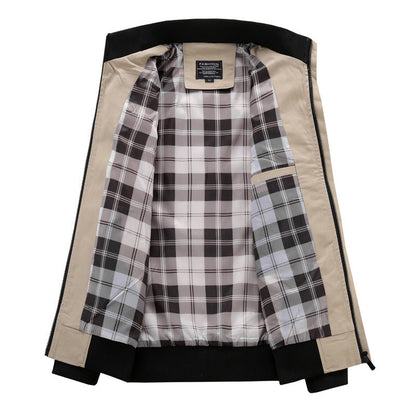 Herren Übergangsjacke Modern mit Taschen und Slim-Fit
